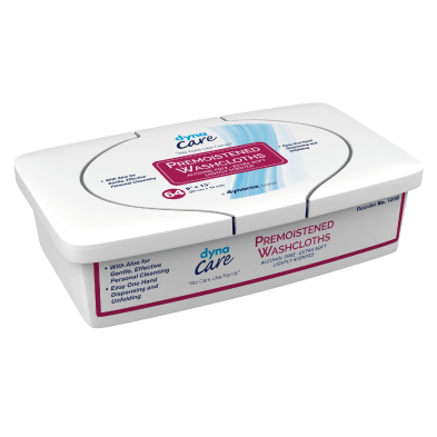 1318 Dynarex® Personal Cleansing Adult Washcloth